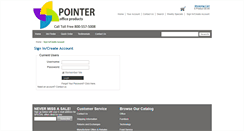 Desktop Screenshot of pointerofficeproducts.com